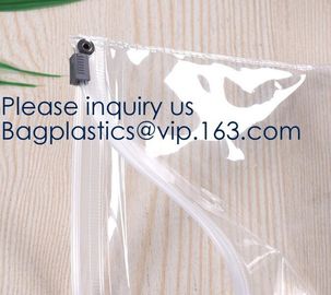 Custom Logo Zip Lock Transparent PVC EVA Cosmetic Bag,Reusable EVA swimwear bag with ziplock in various colors, bagease