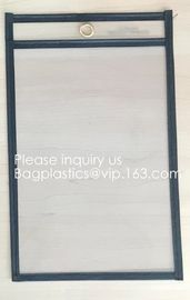 Promotional factory price portable ziplock clear holographic PVC cosmetic bag,Eco-friendly heat seal frosted plastic PVC