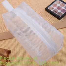 Portable Waterproof Travel Makeup Organizer Bags,Mesh Transparent Design Toiletry Bag for Women Toiletry Bag Makeup Bag