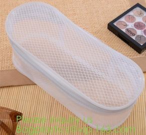 Portable Waterproof Travel Makeup Organizer Bags,Mesh Transparent Design Toiletry Bag for Women Toiletry Bag Makeup Bag