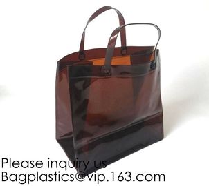 Small Clear PVC Waterproof Bag with Zipper Closure, Mini Portable Transparent Plastic Organizer Pouch for Cosmetic, Make