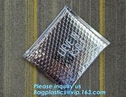 Biodegradable Ziplock Reusable Bubble Packing  Zipper Pink Bag, reclosable, slider zipper seal, ziploc metallic bubble b