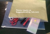 File Packing Bag With Zipper ZiplocK Zipper File Bag PVC Document Plastic Bag,Zipper Pouch Zipper File Bags File Holders