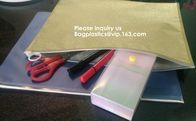 File Packing Bag With Zipper ZiplocK Zipper File Bag PVC Document Plastic Bag,Zipper Pouch Zipper File Bags File Holders