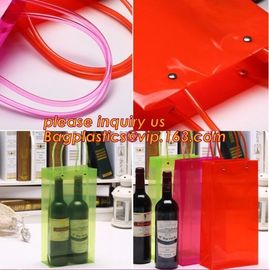 wine bottle holder, wine bottle carrier, Wine Chill Bag, pvc cool bag, waterproof pvc cooler bag, chill bag, wine bottle