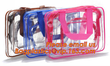 waterproof hanging toiletry bag for travel, Vinyl Transparent PVC Cosmetic Bag /Clear Toiletry Bag/PVC Travel Makeup Bag