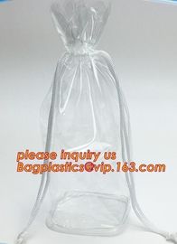 vinyl drawstring organza gift bags, PVC Drawstring cosmetic clear vinyl bags, Drawstring Bag For Gift Packaging, eva, tp