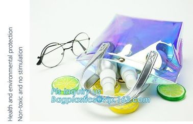 professional custom cosmetic bags waterproof clear pvc travel cosmetic makeup bag, pouch pvc handle tote bag, carrier, h