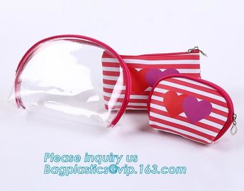 toiletry kits pvc zipper pouch makeup bag cosmetic travel organizer, Travelling Fashion Clear PVC Cosmetic Bag, clutch