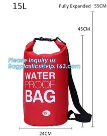 2L 5L 10L 15L 20L 25L 30L High Quality Custom Logo Water Repellent Dry Bag Wholesale Waterproof Bag, Ocean Pack Custom L
