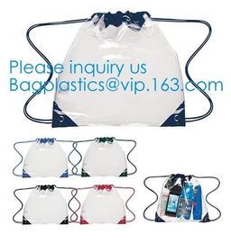 Promotional Transparent PVC Clear Drawstring Backpack Bags,Promotional Hot Selling Waterproof Transparent PVC Backpack D