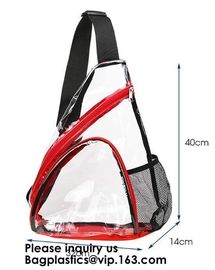 Clear PVC backpack Stadium Approved Transparent Backpack,School Backpack Bag, Transfer Backpack Fashion transparent