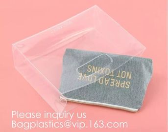 Promotion Transparent Clear Shopping Pvc Bag With Custom Print Nylon & PVC Material Combined Custom Tote Bag Shopping Ba