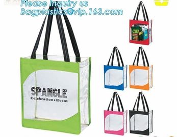 custom Design logo printed pvc clear plastic bags, professional printing shopping bag plastic bag, Biodegradable Recycla