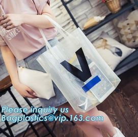 PVC Mini Letter Printed Handbag Clear Laser Shoulder Bag For Women Children, travel gift garment wine makeup shoulder ha