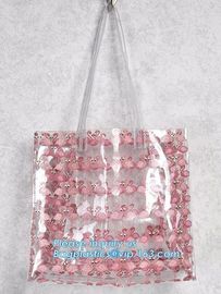 Summer Beach Bag Pvc Clear Transparent Purse Knitting Small Shoulder Bags Designer Jelly Bag, Handbag Fashion Shoulder B