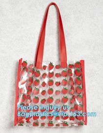 Summer Beach Bag Pvc Clear Transparent Purse Knitting Small Shoulder Bags Designer Jelly Bag, Handbag Fashion Shoulder B