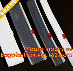 bone zipper, concavo convex zipper, plastic flange zipper, waterproof airtight zipper, pe slider zipper