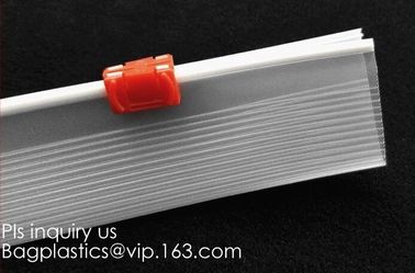 Eco-Friendly large plastic bag horizontal flat zipper for sale, horizontal pvc zipper, pvc transparent flat zipper