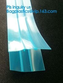 PE Plastic flange zipper for food bag, PE Ziplock sealed food bag flange Zippers, manufacturer directory plastic flange