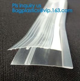 PE Plastic flange zipper for food bag, PE Ziplock sealed food bag flange Zippers, manufacturer directory plastic flange