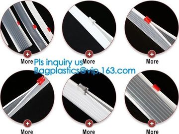 inequilateral double track pe zipper for pouch, premium Hooking-Lok/press-lok for bag, TPU Water Proof Zipper, dry divin