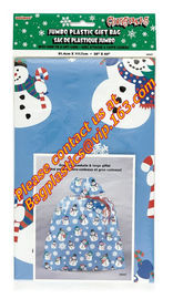 Christmas Fancy Gift Poly Bag /drawstring santa sack bag, decoration bags, jumbo bags, giant gift bags, Christmas bags