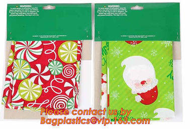 Christmas Gift Bag Jumbo/Giant/Large Plastic Poly Bag for large present,Giant Christmas tree removal bag, BAGPLASTICS B