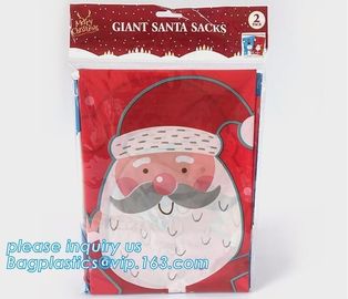 giant plastic gift poly bag 36"*44" santa sack for gift,Giant Santa Sack for Christmas Gift Packing-1 package bagease