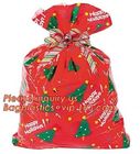 Set of 3 60"x72" Christmas Gift Bags Jumbo/Giant Bike Bag,LDPE christmas red sack plastic jumbo bike/bicycle gift bag