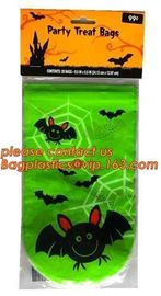 Halloween Candy Bag Basket Trick or Treat Pumpkin Tote Bag for Kids,gift decoration item Halloween cellophane treat bag