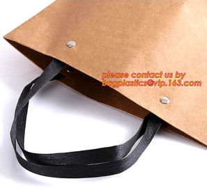 white craft paper rope handle paper shopping bags wholesale, high quality retail foldable hard cardboard paper shopping