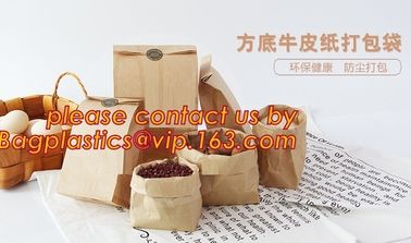 OEM/ODM Production Branded Luxury Design Printing Brown Craft Custom Kraft Paper Shopping Bag, Personalized Gift Bags wh