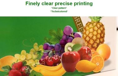 corrugated fruit packing box, kraft paper, gloss lamination, offset printing, foldable box,flower cone,flowral packaging