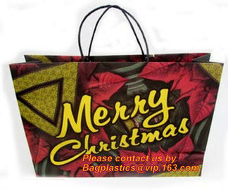 hot selling top quality luxury paper shopping bag carrier paper bag with ribbon handle wholesale,Luxury Art Paper Flower