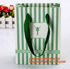 printed luxury brown paper carrier bag,OEM logo printed luxury clothes packing carrier shopping paper bag, PRINT YOUR LO