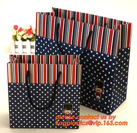 Luxury reusable sturdy screen printing carrier paper bag for shopping,luxury carrier paper bag with plastic handle & riv