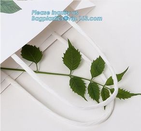 Luxury Rope Handle Carrier Bags,Laminated Paper Bags,Red high quality paper bag portable gift bags Oversized carrier bag