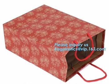 Cheap Luxury Shopping Carrier Thick Blue Kraft Paper Gift Bags With Rope Handles,carrier paper bags for perfume packing