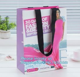 Handmade Paper Bag Design,white gift carrier shopping paper bags,Luxury Clothing Shopping Paper Bag Packaging BAGEASE PA