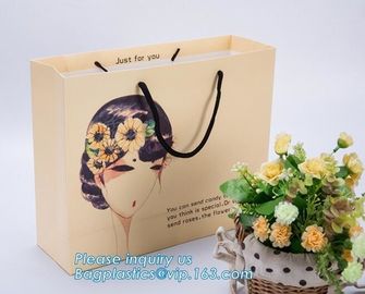 Portable Promotional Custom Packaging Bag Grocery Paper Bag Handle,eco friendly newest luxury wedding dress paper bag