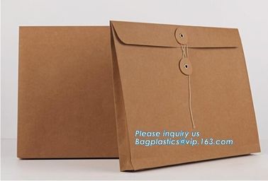 custom made any size kraft paper shipping envelope manufacturer,Classic style a3 a4 a7 gold brown shipping kraft paper e