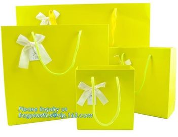 Customized made cheap paper twisted handles white kraft paper bags,wine paper bag with handle wholesale bagplastics pack