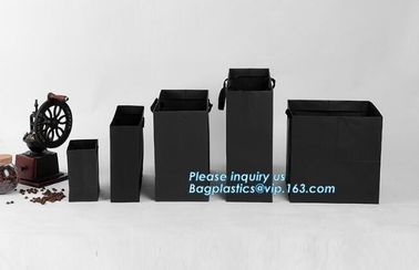 High Grade Special Paper Material Luxury Retail Clothing Packaging Bag,Laminated Luxury paper bags with flat tape handle