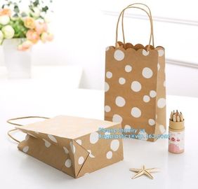 Cheap Customized Cute Printed Paper Shopping Bag With Handle for Tea，Shopping Bag with Ribbon Handles for Clothing pack