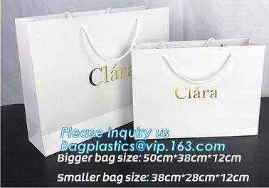 Customized Red Printed Kraft Paper Shopping Bag with Ribbon Handles and Bowknot,Kraft Paper Shopping Bag with Kinds off