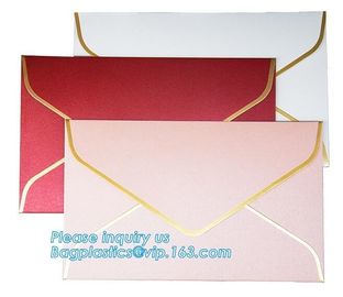 Custom logo private label brown kraft paper envelope,Custom made own logo design red kraft paper letter envelope bagease