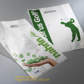 100%Eco-friendly HDPE/LDPE fashion carry bag soft loop handle plastic shopping bag,Promotion soft loop handle plastic ba