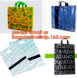 Wholesale reusable biodegradable luxury die d u cut handle cart non woven gift shopping bags with logo bagplastics bagea