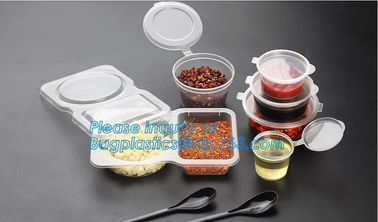 Disposable mini plastic jelly cup PP sauce cup,PS Sauce Cup,Transparent PP Plastic Square Portion Sampling Sauce Cup wit